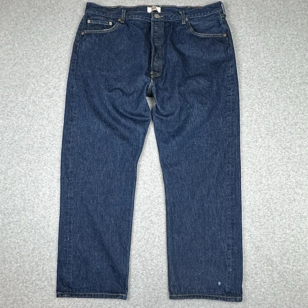 Levis Original 501 Jeans Mens‎ 40x29 Button Fly Blue Denim Straight Leg Y2K 2009